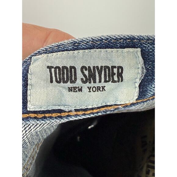 Todd Snyder Jeans Men 32x32 Light Blue Distressed Selvedge Denim from Japan - Picture 6 of 11